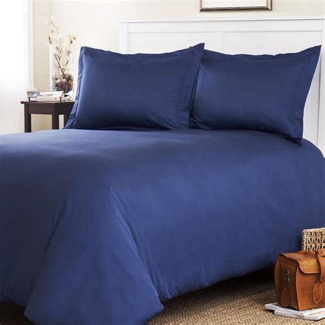 solid navy duvet cover.